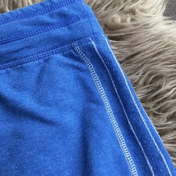 Blue athletic cotton blend skort with pockets - size M - Picture 7 of 8